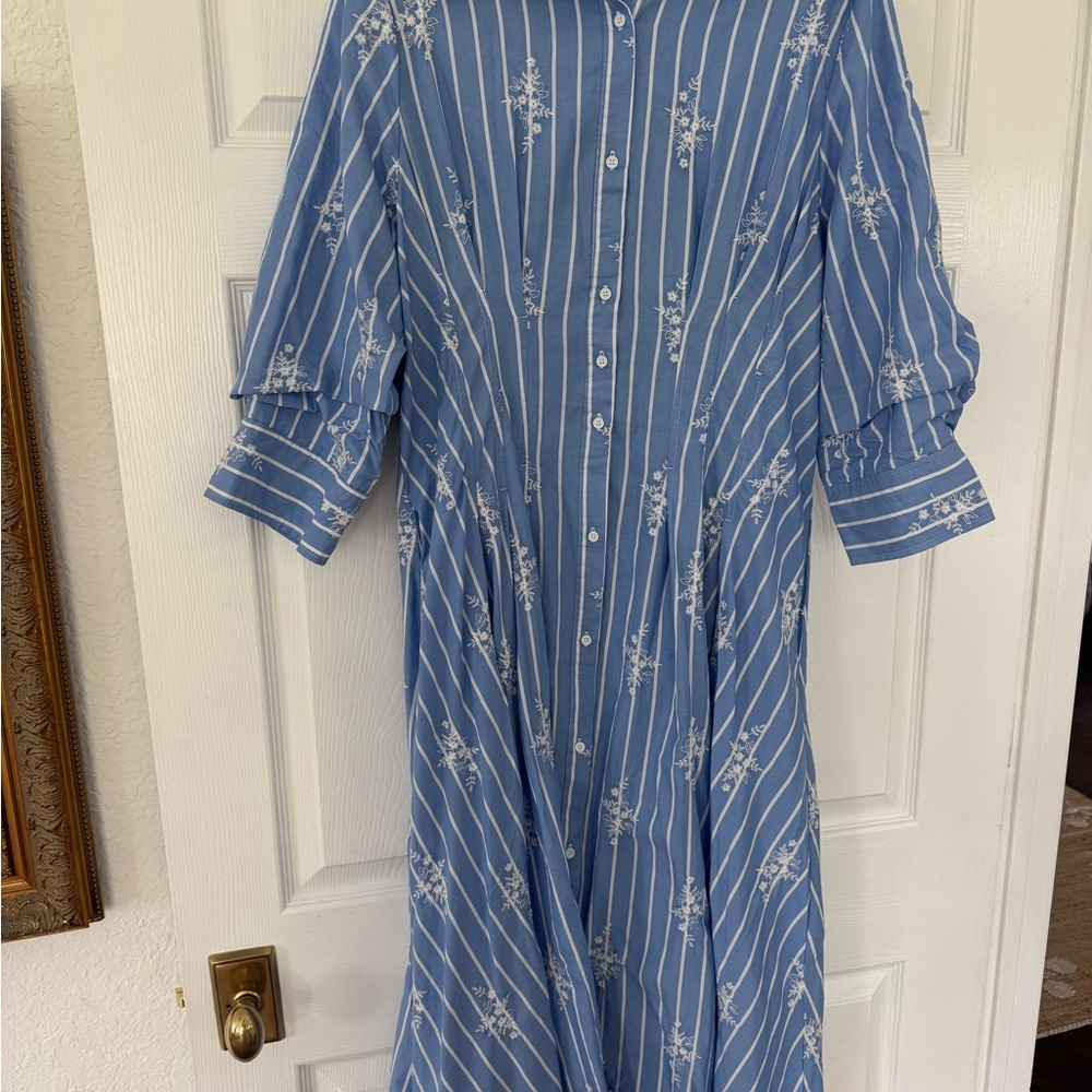 Ivy City NWT Cameron Dress in Light Blue- size 14